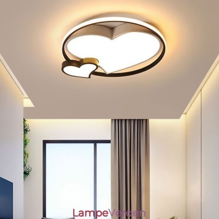 Double Hearts Flush Mount Loftlampe Dekorativ belysning Double Hearts Flush Mount Loftlampe Dekorativ belysning