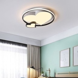 Double Hearts Flush Mount Loftlampe Dekorativ belysning