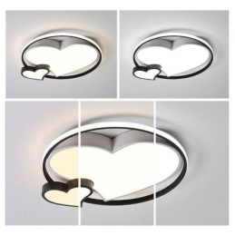 Double Hearts Flush Mount Loftlampe Dekorativ belysning