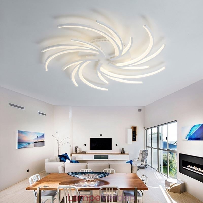 Uregelmæssigt lineært indbygningsloftslys Moderne belysning