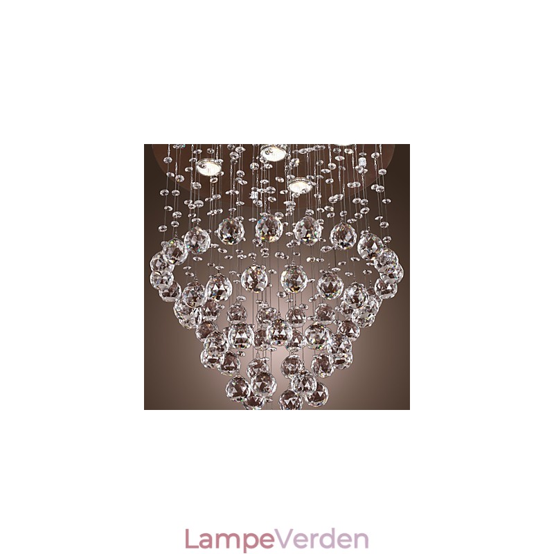 Krystal lysekrone med 5 lyssoque design (K9 Crystal)
