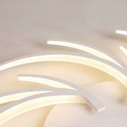 Uregelmæssigt lineært indbygningsloftslys Moderne belysning