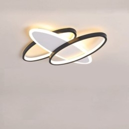 Moderne akryl flush Mount oval loftslampe