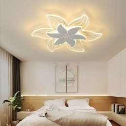 Elegant Flower Flush Mount Loftslampe Unik dekorativ belysning