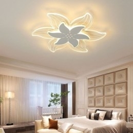 Elegant Flower Flush Mount Loftslampe Unik dekorativ belysning