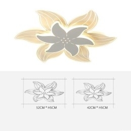 Elegant Flower Flush Mount Loftslampe Unik dekorativ belysning