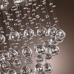 Krystal lysekrone med 5 lyssoque design (K9 Crystal)