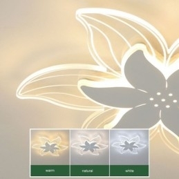 Elegant Flower Flush Mount Loftslampe Unik dekorativ belysning