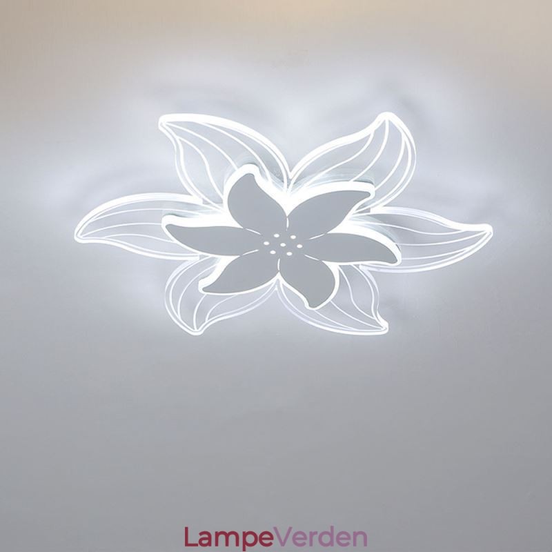 Elegant Flower Flush Mount Loftslampe Unik dekorativ belysning