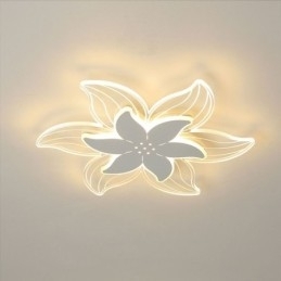 Elegant Flower Flush Mount Loftslampe Unik dekorativ belysning