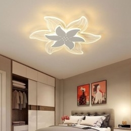 Elegant Flower Flush Mount Loftslampe Unik dekorativ belysning