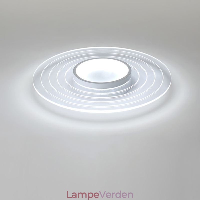 Moderne cirkulært indsænket loftslampe minimalistisk lysarmatur