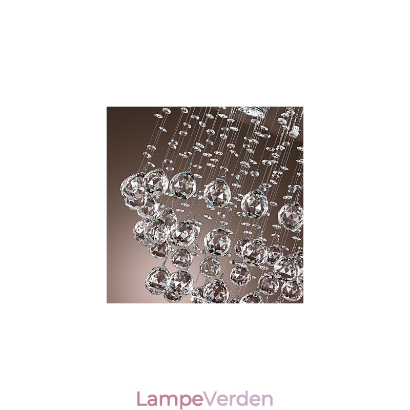 Krystal lysekrone med 5 lyssoque design (K9 Crystal)