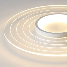 Moderne cirkulært indsænket loftslampe minimalistisk lysarmatur