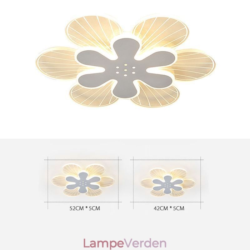 Moderne Flush Mount Pretty Flower dekorativt loftslys