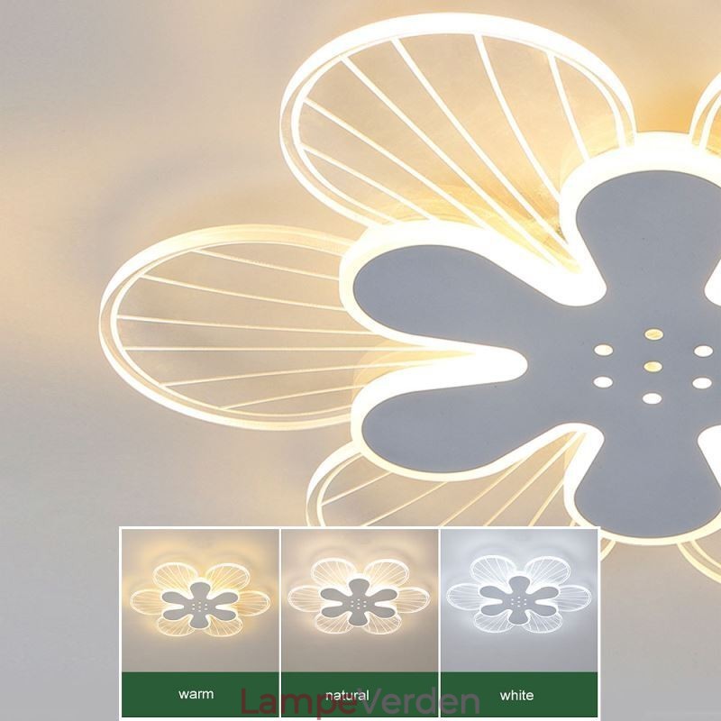 Moderne Flush Mount Pretty Flower dekorativt loftslys