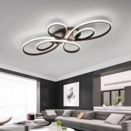 Moderne Flush Mount Loftslampe Blomsterdesign Dekorativ belysning