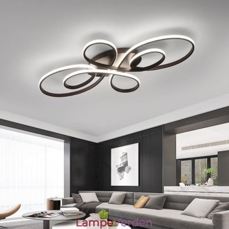 Moderne Flush Mount Loftslampe Blomsterdesign Dekorativ belysning Moderne Flush Mount Loftslampe Blomsterdesign Dekorativ belysning