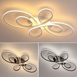 Moderne Flush Mount Loftslampe Blomsterdesign Dekorativ belysning
