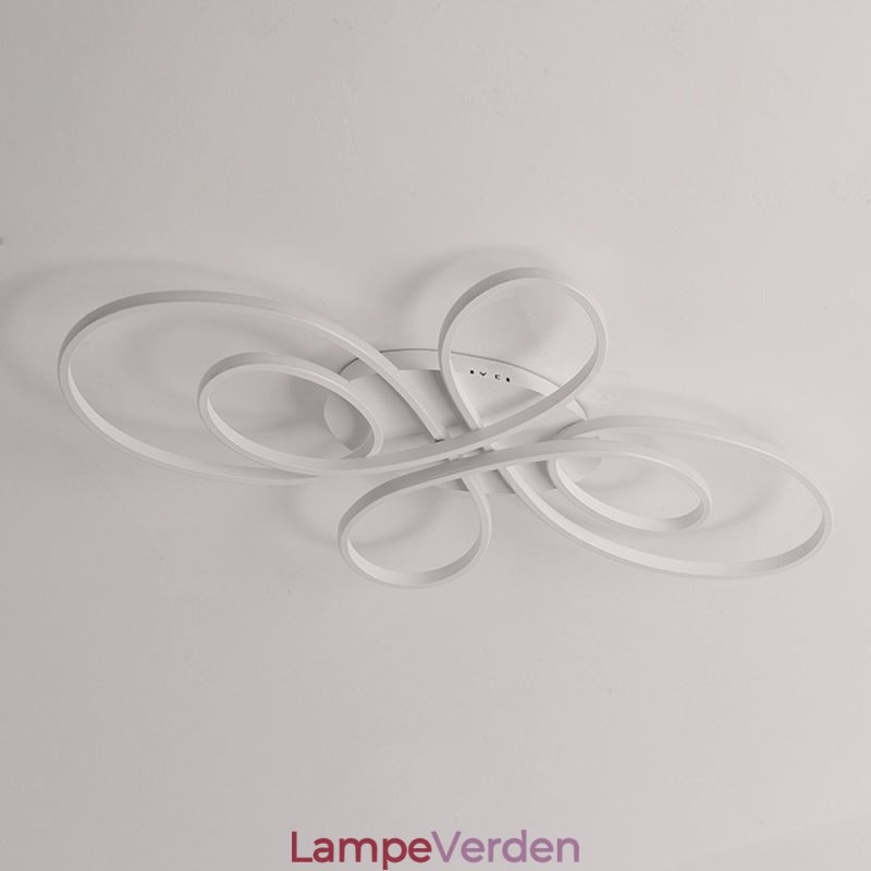 Moderne Flush Mount Loftslampe Blomsterdesign Dekorativ belysning