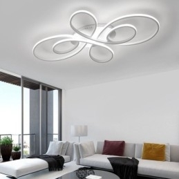 Moderne Flush Mount Loftslampe Blomsterdesign Dekorativ belysning