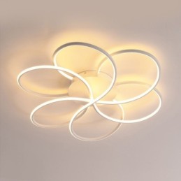 Lineær Flush Mount Loftslampe Moderne Flower Design Light