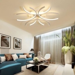 Moderne Flush Mount Loftslampe Silica Gel Dekoration Light