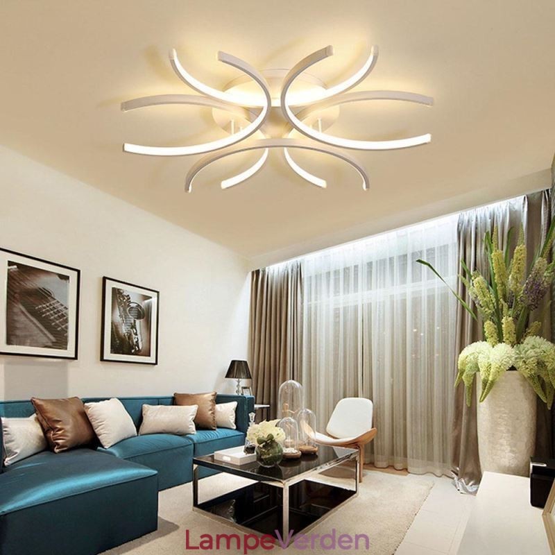 Moderne Flush Mount Loftslampe Silica Gel Dekoration Light