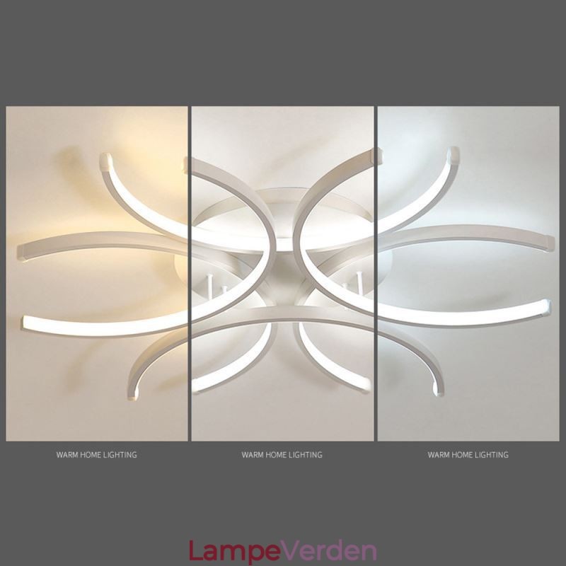 Moderne Flush Mount Loftslampe Silica Gel Dekoration Light