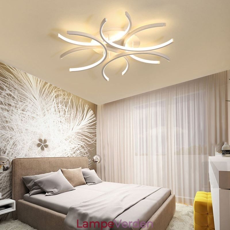 Moderne Flush Mount Loftslampe Silica Gel Dekoration Light