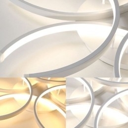 Moderne Flush Mount Loftslampe Silica Gel Dekoration Light