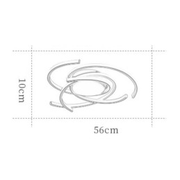 Moderne akryl flush-mount loftslampe Kreativ dekorationsbelysning