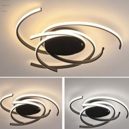 Moderne akryl flush-mount loftslampe Kreativ dekorationsbelysning
