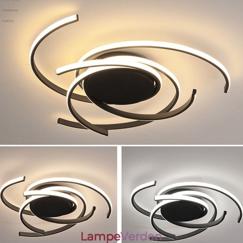 Moderne akryl flush-mount loftslampe Kreativ dekorationsbelysning