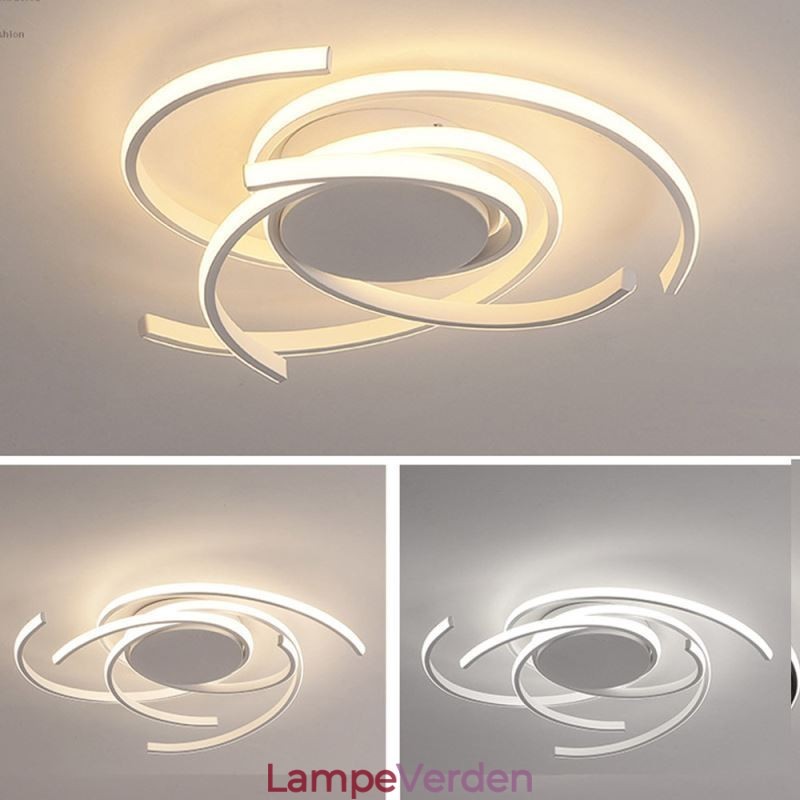Moderne akryl flush-mount loftslampe Kreativ dekorationsbelysning