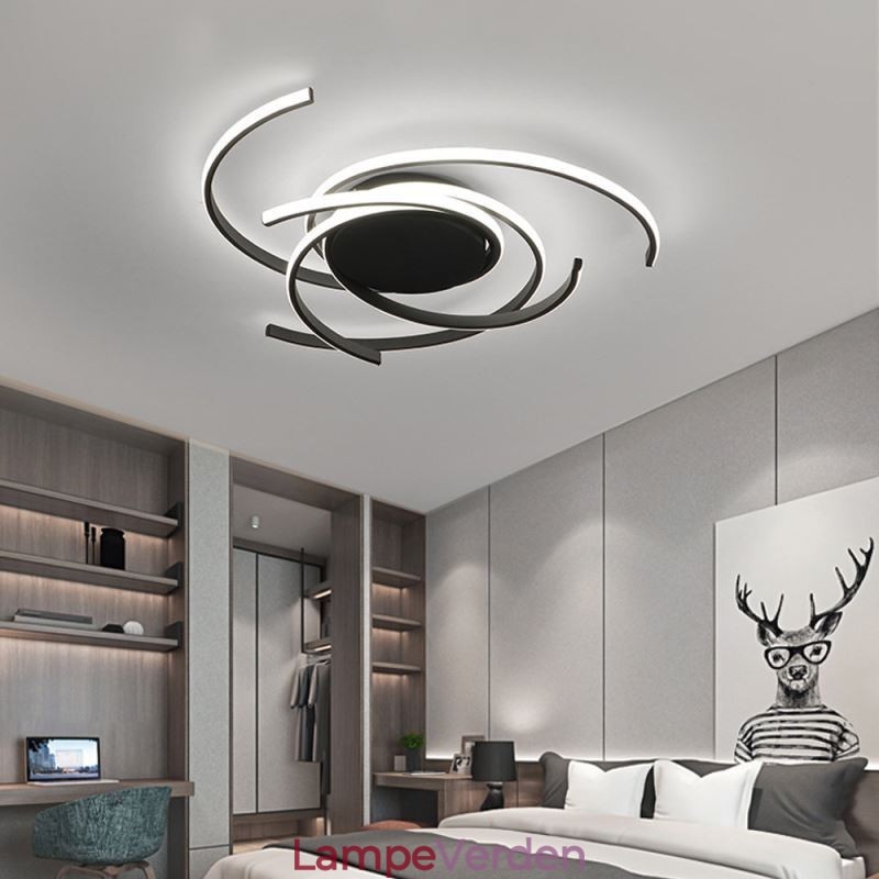 Moderne akryl flush-mount loftslampe Kreativ dekorationsbelysning