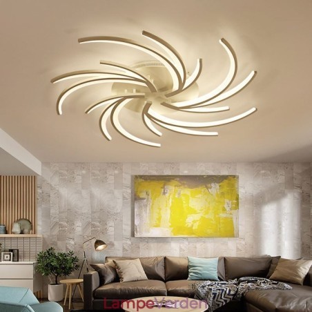 Moderne vindmølle Flush Mount Loftslys Uregelmæssig dekorationsbelysning