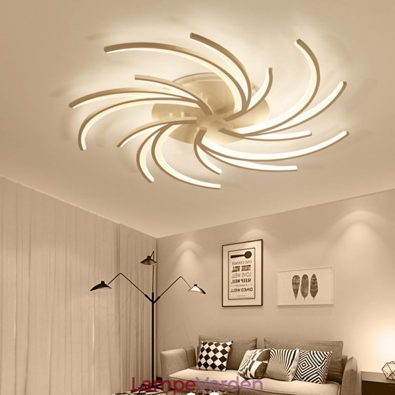 Moderne vindmølle Flush Mount Loftslys Uregelmæssig dekorationsbelysning