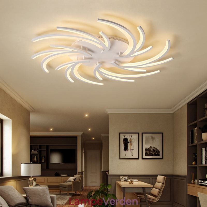 Moderne vindmølle Flush Mount Loftslys Uregelmæssig dekorationsbelysning