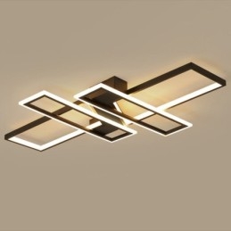 4 lys flush-mount loftslampe Moderne geometrisk lineær dekorativ lysarmatur