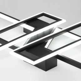 4 lys flush-mount loftslampe Moderne geometrisk lineær dekorativ lysarmatur
