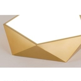 Guld geometrisk indbygnings akryl loftslampe