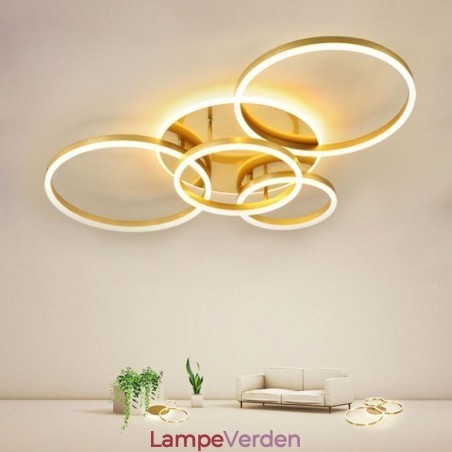 Halo Ring Flush Mount moderne akryl loftslampe Halo Ring Flush Mount moderne akryl loftslampe