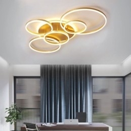 Halo Ring Flush Mount moderne akryl loftslampe