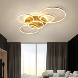 Halo Ring Flush Mount moderne akryl loftslampe