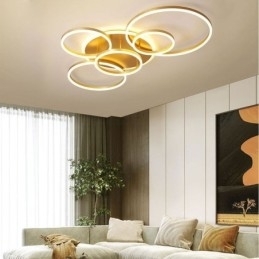 Halo Ring Flush Mount moderne akryl loftslampe