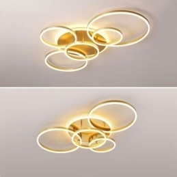 Halo Ring Flush Mount moderne akryl loftslampe