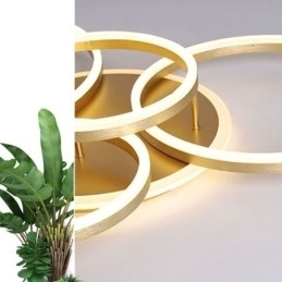 Halo Ring Flush Mount moderne akryl loftslampe