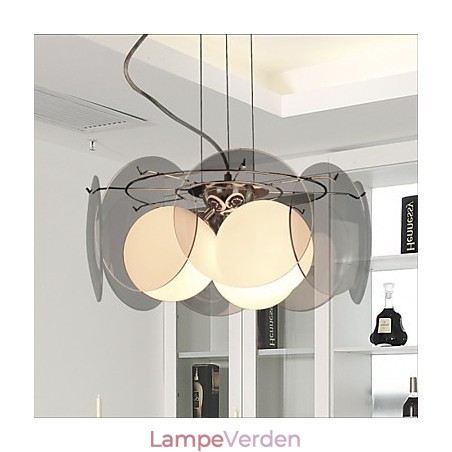 tilbud Milan Simple Fashion Style Lysekrone Lys Smoke Grå Glaslysekrone tilbud Milan Simple Fashion Style Lysekrone Lys Smoke Grå Glaslysekrone