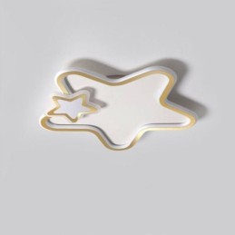 Creative Star Flush Mount Golden Star Loftslampe